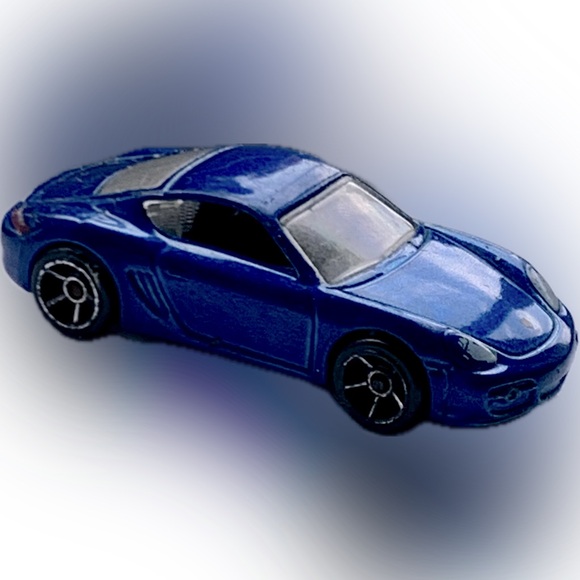 ๐ฅ๐ Hot Wheels Vintage Navy Blue Porsche Cayman S by Mattel - Picture 2 of 6